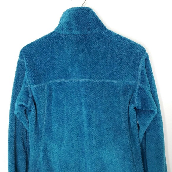 Patagonia Re-Tool Snap T Pullover Fleece L Blue Pockets Stand Collar Skiing - Picture 3 of 9